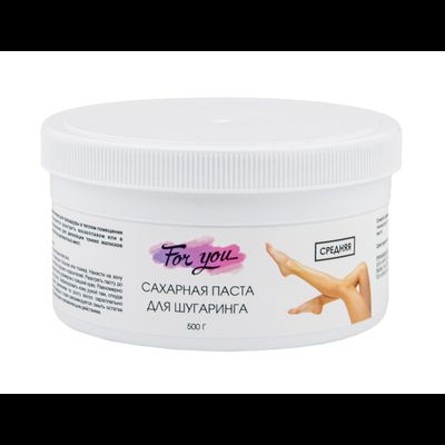 Сахарная паста FOR YOU для шугаринга средняя 500 гр.