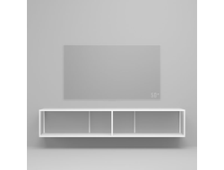 Тумба TV stand 160 lite white белый дуб матовый лак подвесной