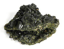 Эпидот, сросток кристаллов, Перу (66*47*29 мм, 97 г) №35869