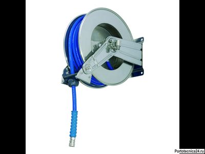 Барабан авто. для рук. дл. 15м 1/2" (нерж.) 1/2"ш. 1/2"ш. 400 бар