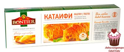 Тесто катаифи Bontier Kataifi замороженное, 450г