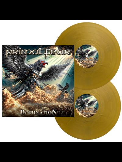 Primal Fear - Domination 2-LP Gold Opaque