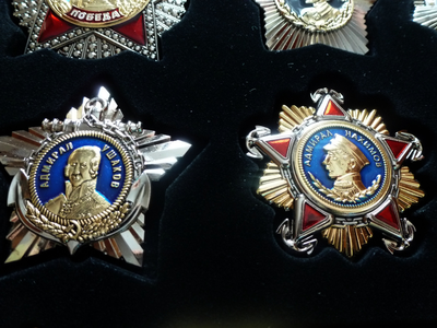 Коллекция "Ордена СССР", в планшете! Качественные муляжи!