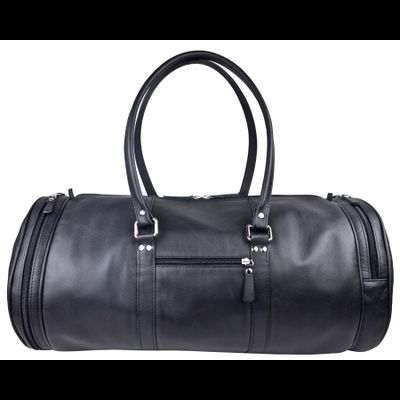 Кожаная дорожная сумка Belforte black (арт. 4011-01)