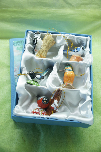 Комплект елочных игрушек "Птицы России"