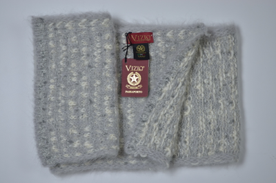 Vizio шарф Италия 1327 серый зима 2024 2025