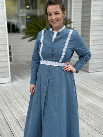 Платье  "Адмиральское" из крапивы