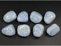 Кальцит голубой, галтовка в ассортименте, Мадагаскар (24-26 мм, 12-16 г) №26996
