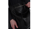Черный кожаный мешок B2101\black