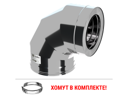 Craft HF-50B сэндвич-колено 90 (316/0,8/304/0,5) D 200х300