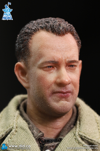 Капитан Джон Миллер ("Спасти рядового Райана", Том Хэнкс) - КОЛЛЕКЦИОННАЯ ФИГУРКА 1/12 Palm Hero Series WWII US 2nd Ranger Battalion Series 1 – Captain Miller (XA80010) - DID