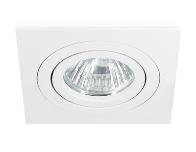 Встраиваемый светильник Ambrella MR16 GU5.3 max11W квадрат повор. бел. 92(80)x28 TECHNO SPOT TN102621 WH