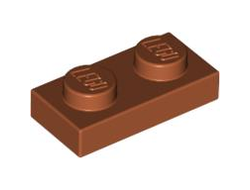 Plate 1 x 2, Dark Orange (3023 / 4162217 / 4570877)