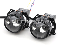 Билед модули Aozoom B-011 Laser 2024 3.0 дюйма, 4 чипа, 5500K, 12V, 54W/81W, крепление 3R (комплект, 2шт)