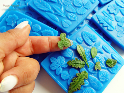 "Мини листики" силиконовый молд (вайнер)