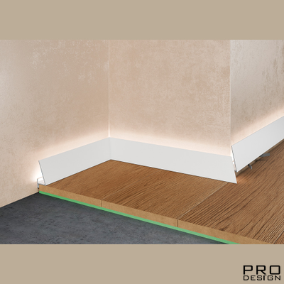 Плинтус Pro Design Corner 570 Белый муар