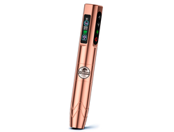 Беспроводная машинка для тату и татуажа Cobra Magi P9 Multi-Mode Stroke 3.0mm Rose Gold