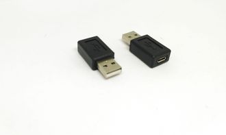 Переходник USB штекер -  micro USB гнездо (2  шт.)