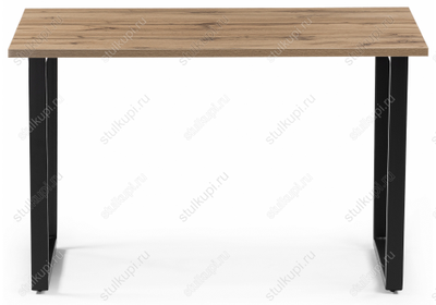 Стол Лота Лофт 120 25 мм дуб вотан / черный матовый