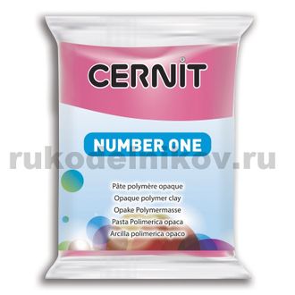 полимерная глина Cernit Number One, цвет-raspberry 481 (малиновый), вес-56 грамм