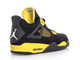 Nike Air Jordan 4 Retro Noir Jaune (Черные с желтым)