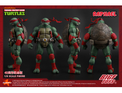 ПРЕДЗАКАЗ - Черепашка Рафаэль (Teenage Mutant Ninja Turtles, Черепашки-Ниндзя) - Коллекционная фигурка 1/6 TMNT Raphael 40th Anniversary (BIGF-002) - BIGFTOYS ?ЦЕНА: 26500 РУБ.?