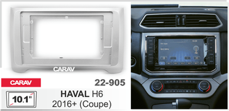 ПЕРЕХОДНАЯ РАМКА ДЛЯ УСТАНОВКИ АВТОМАГНИТОЛЫ CARAV 22-905: 10.1&quot; / 250:241 x 146 mm / HAVAL H6 2016+ PF801