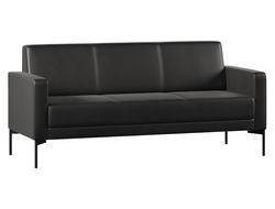 Диван Everprof Gamma трехместный Экокожа Черный