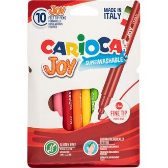 Фломастеры CARIOCA, JOY 10 цветов, 40528/10