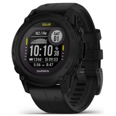 Умные часы Garmin Descent G1 Solar, черный
