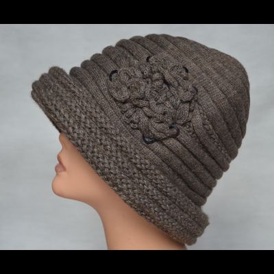 итальянская шляпа для женщин вязаная зима 2019 фото