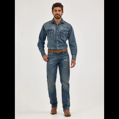Джинсы 88MWZ Wrangler® Retro® Straight узкий крой