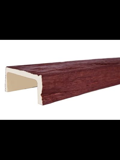 Декоративная балка из полиуретана. Полиуретановая фальшбалка Country Decor угловая пепел