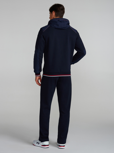 Теплый спортивный костюм мужской  12SKM-1411, с капюшоном