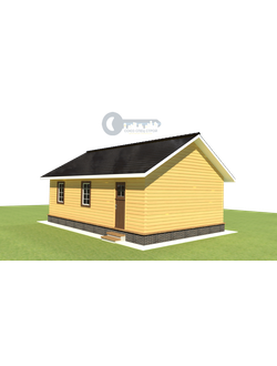 Б-24 ГАБАРИТНЫЕ РАЗМЕРЫ: (6Х9М) 1 ЭТАЖ, ОБЩАЯ ПЛОЩАДЬ: 60М²