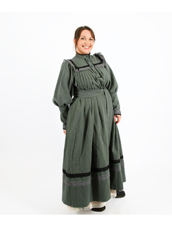 Платье в русском стиле "Поморское" немецкая шерсть 100% ангора (копия)