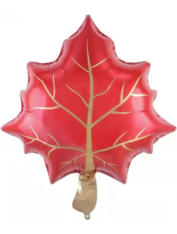 Лист кленовый красный (60 см)