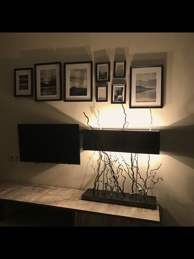 Декоративная дизайнерская лампа настольная forest