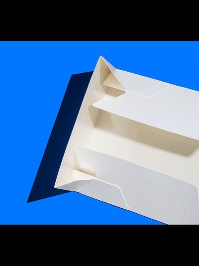 Коробка для торта (белая, ХЭ), 220*220*100мм