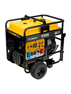 Генератор бензиновый PS-180EAD-3, 18 кВт,230/400 В, 65л, разъём ATS,перекл.режима,эл.старт Denzel