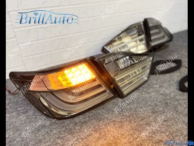 Стопы Toyota Camry 50 стиль BMW черные дымчатые