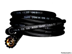 Шланг ВД двухоплёточный, 2SC-08, гайка М22-гайка М22, 10m, 400bar для PORTOTECNICA, KRANZLE