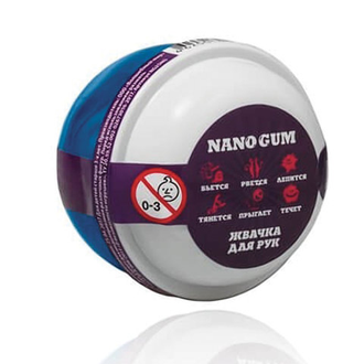 Жвачка для рук "Nano gum", магнитный, аромат бабл-гам, 25 г, ВОЛШЕБНЫЙ МИР, NGABM25