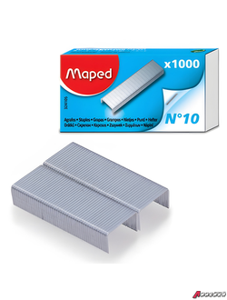 Скобы для степлера №10, 1000 штук, MAPED (Франция), до 20 листов. 223135