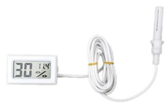 Гигрометр-термометр WS-M50618081A с выносным датчиком 1,5 м (белый), WS