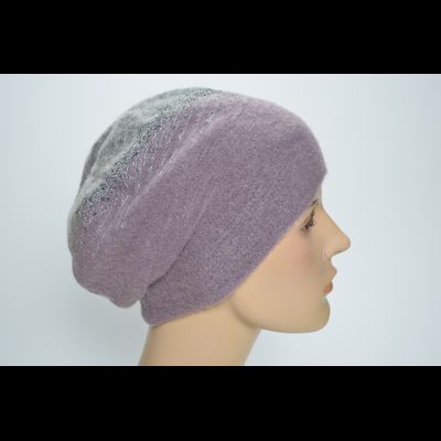 Берет Vizio 6239 B розово - серый