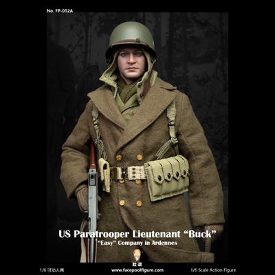Американский десантник в Арденнах (зимняя форма) - КОЛЛЕКЦИОННАЯ ФИГУРКА 1/6 US Paratrooper Lieutenant Buck (FP-012A) - Facepoolfigure