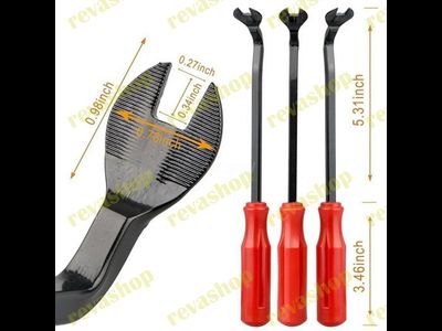 Заклепки автомобильные с набором инструментов для снятия обшивки