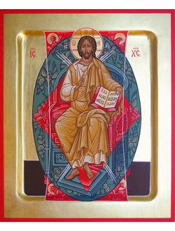 Спас в силах (Спаситель в силах). Рукописная православная икона.