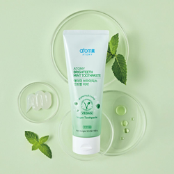 Три тюбика корейской зубной пасты Атоми с мятой